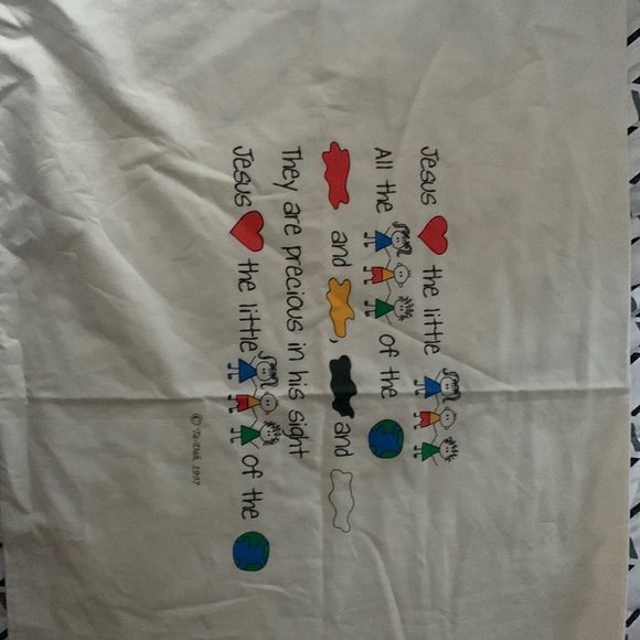 Other - Vintage Gods prayer pillowcase super cute